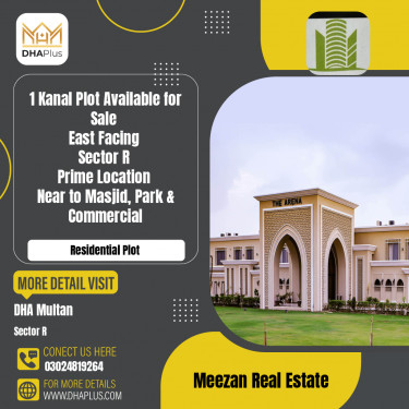 1 Kanal Residential Plot for Sale in Sector R -  DHA Multan, Multan - (DP-39477)