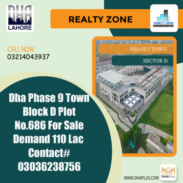 5 Marla Residential Plot for Sale in Sector D -  Phase 9 Town, Lahore - (DP-39520)