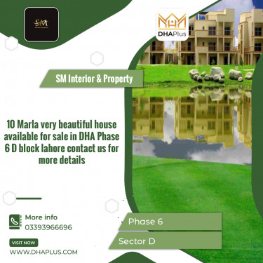 10 Marla Residential House for Sale in Sector D -  Phase 6, Lahore - (DP-39543)