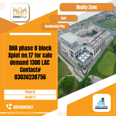 2 Kanal Residential Plot for Sale in Sector X -  Phase 8, Lahore - (DP-39567)