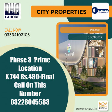 1 Kanal Residential Plot for Sale in Sector X -  Phase 3, Lahore - (DP-39588)
