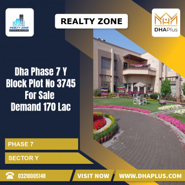 10 Marla Residential Plot for Sale in Sector Y -  Phase 7, Lahore - (DP-39599)