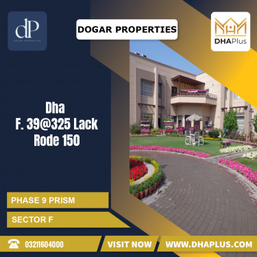 1 Kanal Residential Plot for Sale in Sector F -  Phase 9 Prism, Lahore - (DP-39610)