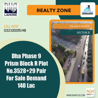 5 Marla Residential Plot for Sale in Sector R -  Phase 9 Prism, Lahore - (DP-39641)