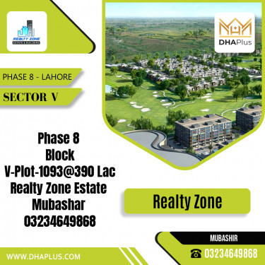 1 Kanal Residential Plot for Sale in Sector V -  Phase 8, Lahore - (DP-39720)