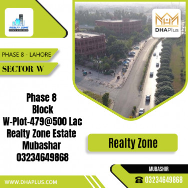 1 Kanal Residential Plot for Sale in Sector W -  Phase 8, Lahore - (DP-39722)