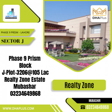 10 Marla Residential Plot for Sale in Sector J -  Phase 9 Prism, Lahore - (DP-39772)