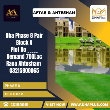 2 Kanal Residential Plot for Sale in Sector V -  Phase 8, Lahore - (DP-39791)