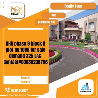 1 Kanal Residential Plot for Sale in Sector X -  Phase 8, Lahore - (DP-39811)