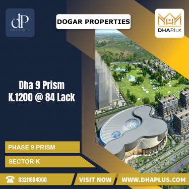5 Marla Residential Plot for Sale in Sector K -  Phase 9 Prism, Lahore - (DP-39842)