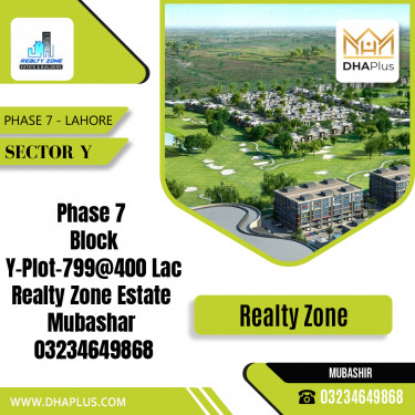 1 Kanal Residential Plot for Sale in Sector Y -  Phase 7, Lahore - (DP-39852)