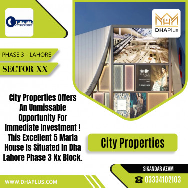 5 Marla Residential House for Sale in Sector XX -  Phase 3, Lahore - (DP-39937)
