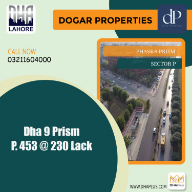 1 Kanal Residential Plot for Sale in Sector P -  Phase 9 Prism, Lahore - (DP-39972)