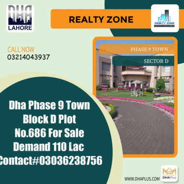 5 Marla Residential Plot for Sale in Sector D -  Phase 9 Town, Lahore - (DP-40007)
