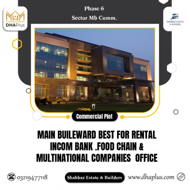 4 Marla Commercial Plot for Sale in Sector MB Commercial -  Phase 6, Lahore - (DP-40137)