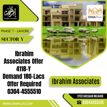 10 Marla Residential Plot for Sale in Sector Y -  Phase 7, Lahore - (DP-40165)