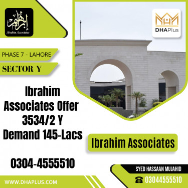 10 Marla Residential Plot for Sale in Sector Y -  Phase 7, Lahore - (DP-40167)