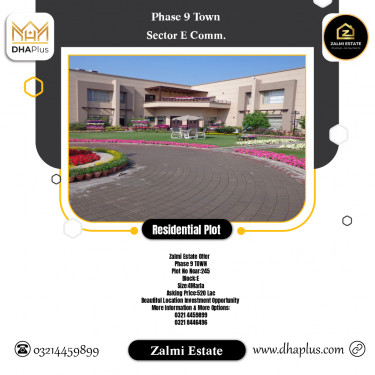 4 Marla Residential Plot for Sale in Sector E Commercial -  Phase 9 Town, Lahore - (DP-40209)