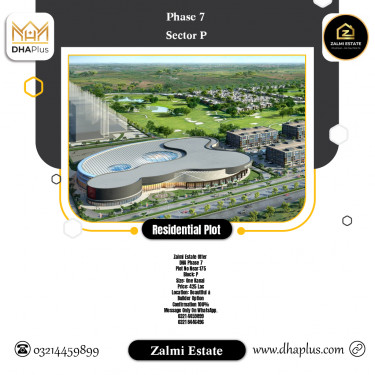 20 Marla Residential Plot for Sale in Sector P -  Phase 7, Lahore - (DP-40221)