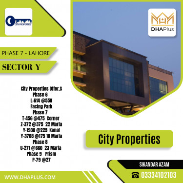 1 Kanal Residential Plot for Sale in Sector Y -  Phase 7, Lahore - (DP-40239)