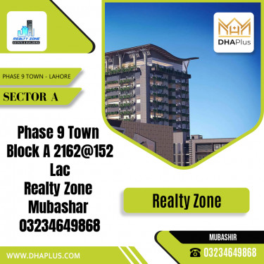 1 Kanal Residential Plot for Sale in Sector A -  Phase 9 Town, Lahore - (DP-40270)