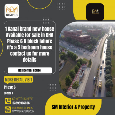 1 Kanal Residential House for Sale in Sector N -  Phase 6, Lahore - (DP-40305)