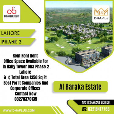 1350 Sq. Ft. Commercial Office for Rent in Phase 2, Lahore - (DP-40328)