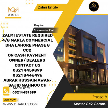 8 Marla Required Commercial Plot in Sector CC2 Commercial -  Phase 8, Lahore - (DP-40372)