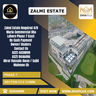 4 Marla Required Commercial Plot in Sector CC3 Commercial -  Phase 7, Lahore - (DP-40376)