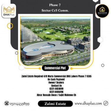4 Marla Required Commercial Plot in Sector CC5 Commercial -  Phase 7, Lahore - (DP-40378)
