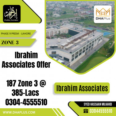 4 Marla Commercial Plot for Sale in Commercial Zone 3 -  Phase 9 Prism, Lahore - (DP-40395)