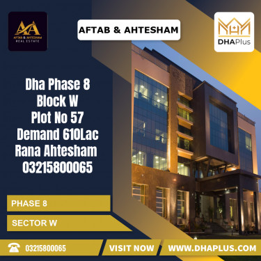1 Kanal Residential Plot for Sale in Sector W -  Phase 8, Lahore - (DP-40404)