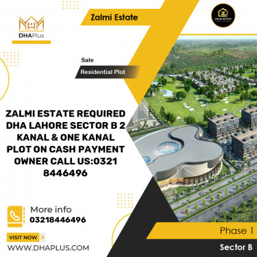 2 Kanal Residential Plot for Sale in Sector B -  Phase 1, Lahore - (DP-40445)