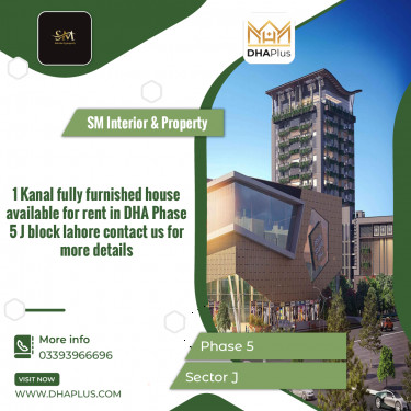 1 Kanal Residential House for Rent in Sector J -  Phase 5, Lahore - (DP-40510)