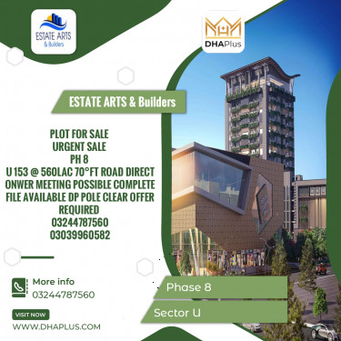 1 Kanal Residential Plot for Sale in Sector U -  Phase 8, Lahore - (DP-40513)