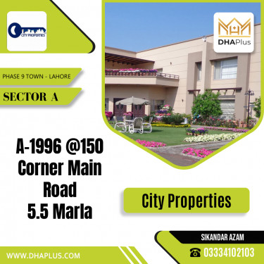 5.5 Marla Residential Plot for Sale in Sector A -  Phase 9 Town, Lahore - (DP-40539)