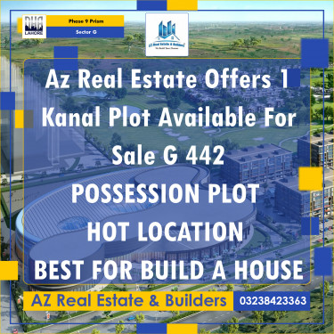 1 Kanal Residential Plot for Sale in Sector G -  Phase 9 Prism, Lahore - (DP-40568)