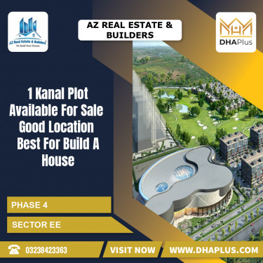 1 Kanal Residential Plot for Sale in Sector EE -  Phase 4, Lahore - (DP-40611)