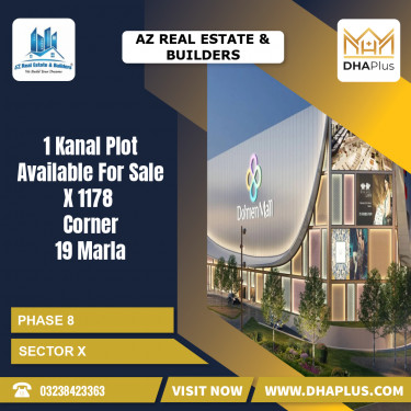 1 Kanal Residential Plot for Sale in Sector X -  Phase 8, Lahore - (DP-40614)