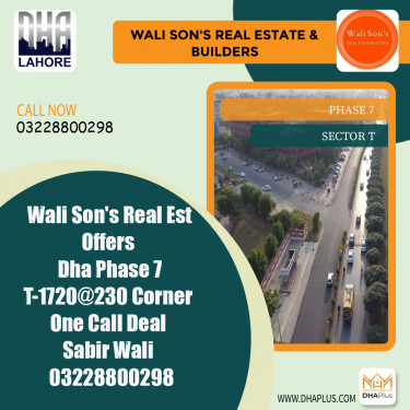 10 Marla Residential Plot for Sale in Sector T -  Phase 7, Lahore - (DP-40679)