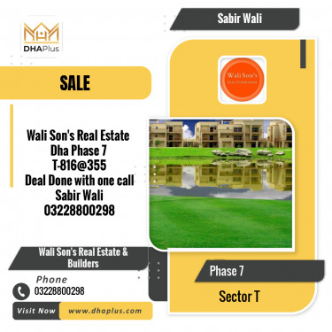20 Marla Residential Plot for Sale in Sector T -  Phase 7, Lahore - (DP-40690)