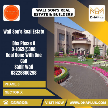 1 Kanal Residential Plot for Sale in Sector X -  Phase 8, Lahore - (DP-40700)