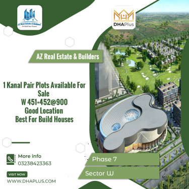 2 Kanal Residential Plot for Sale in Sector W -  Phase 7, Lahore - (DP-40702)