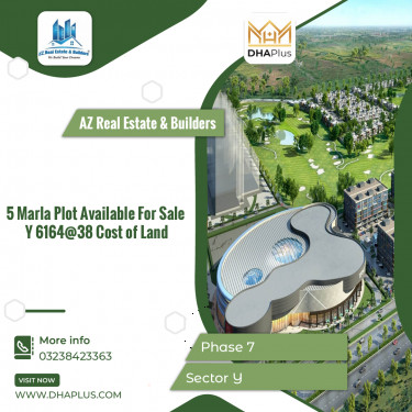 5 Marla Residential Plot for Sale in Sector Y -  Phase 7, Lahore - (DP-40714)