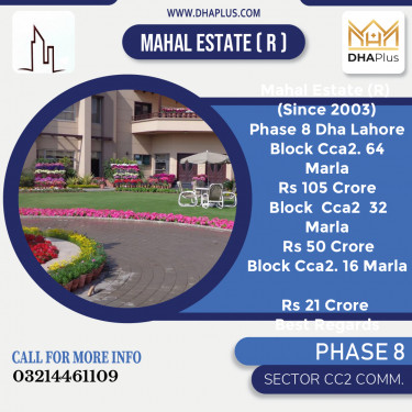 64 Marla Commercial Plot for Sale in Sector CC2 Commercial -  Phase 8, Lahore - (DP-40732)
