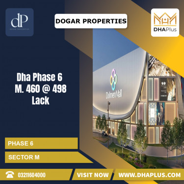1 Kanal Residential Plot for Sale in Sector M -  Phase 6, Lahore - (DP-40741)