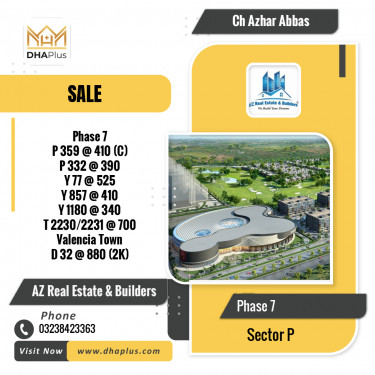 1 Marla Residential Plot for Sale in Sector P -  Phase 7, Lahore - (DP-40797)