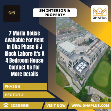 7 Marla Residential House for Rent in Sector J -  Phase 6, Lahore - (DP-40852)