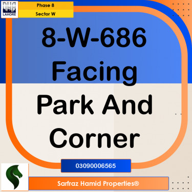 20 Marla Residential Plot for Sale in Sector W -  Phase 8, Lahore - (DP-40858)