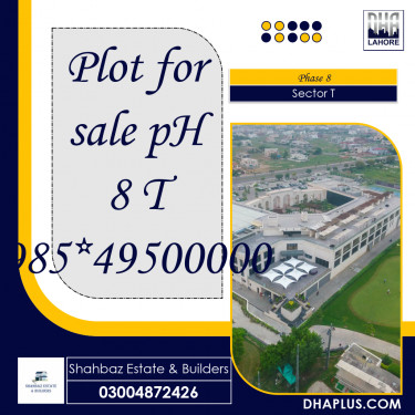 1 Kanal Residential Plot for Sale in Sector T -  Phase 8, Lahore - (DP-40859)